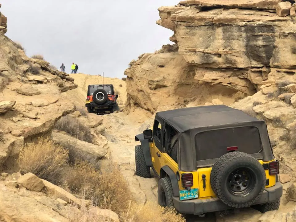 Hard Jeep trails in New Mexico