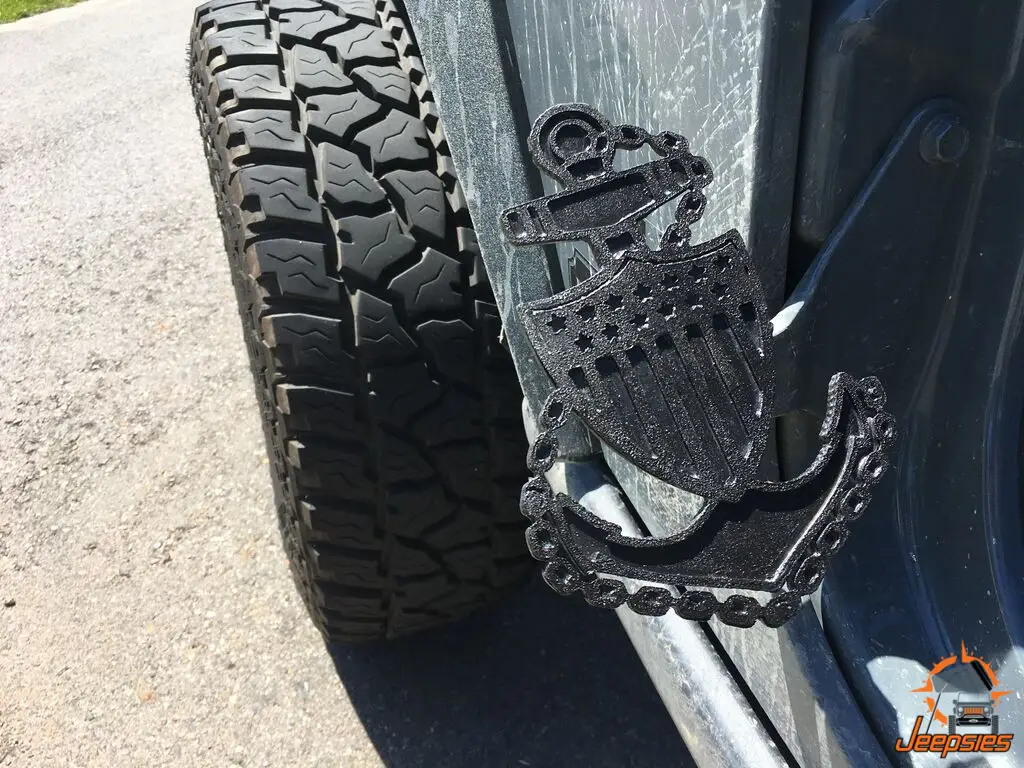 Burnt Customs Jeep Foot Pegs