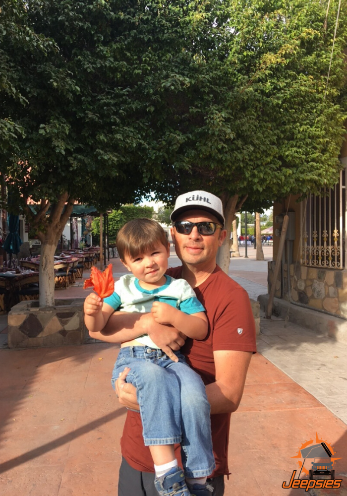 Caspian and Eric Highland in Loreto Baja
