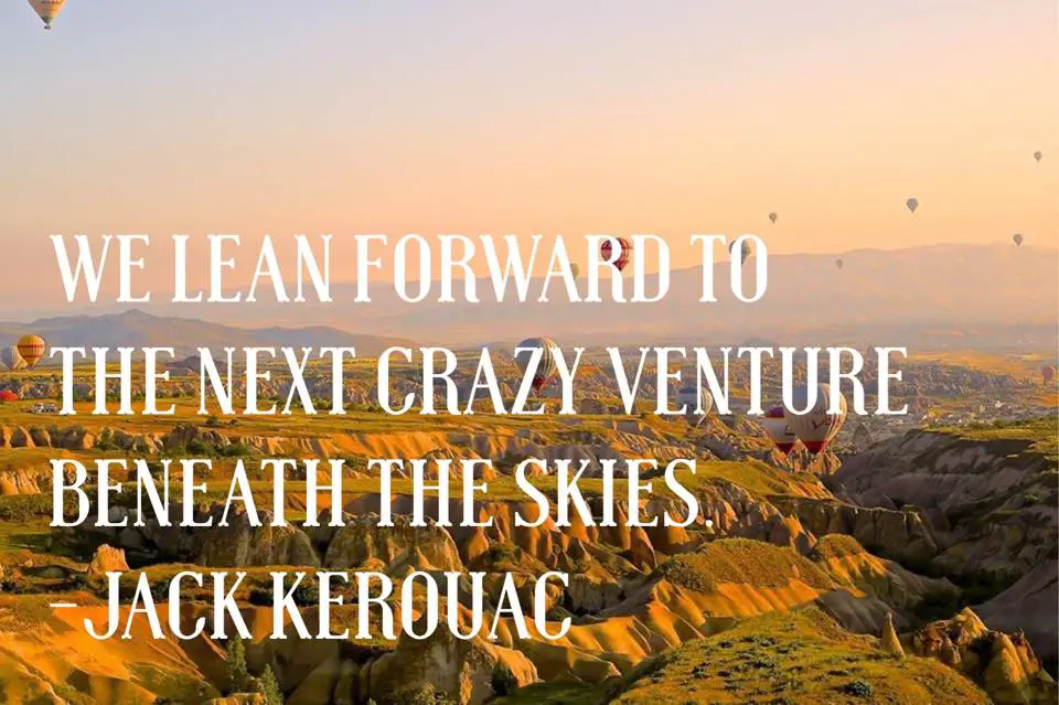 Crazy Venture Quote Jack Kerouac
