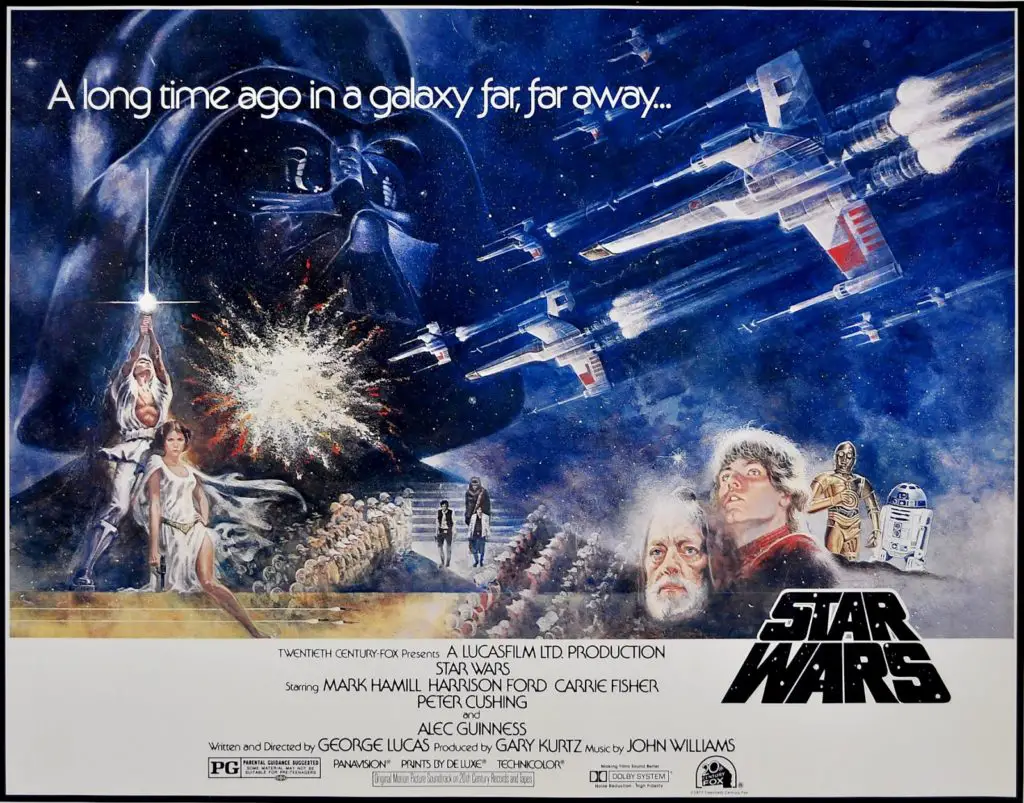 Original Star Wars poster. 