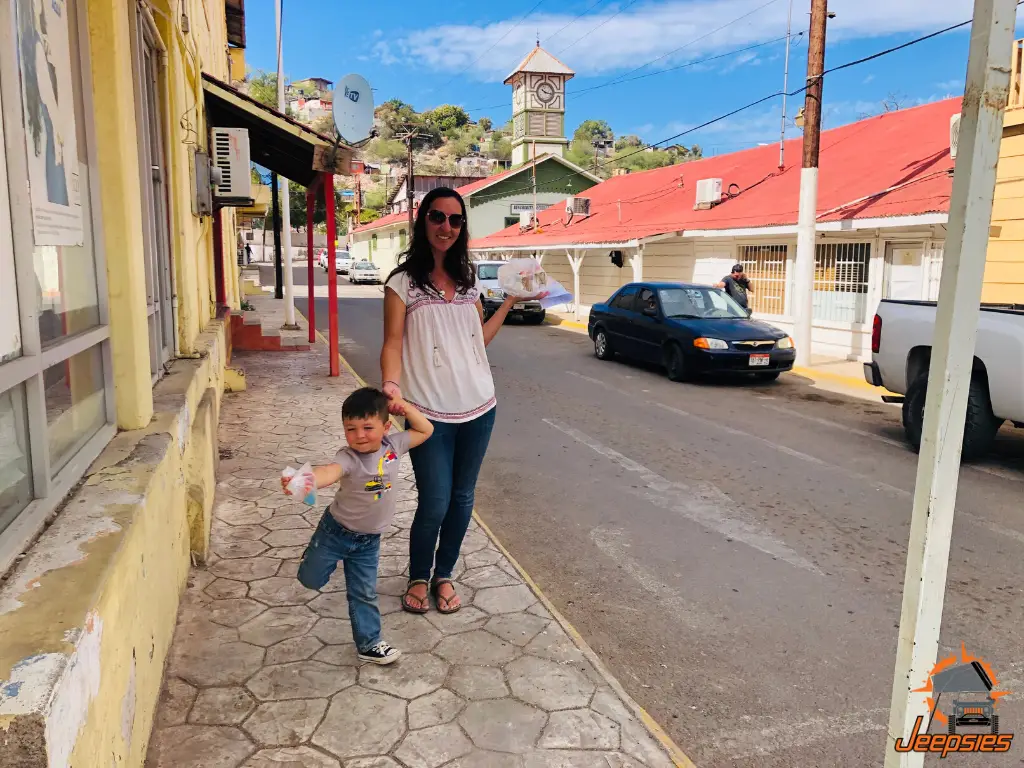 Exploring Streets in Santa Rosalia Baja