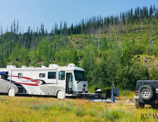 Glacier National Park Free RV Camping
