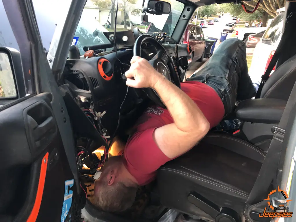 Jeep Install Acrobatics