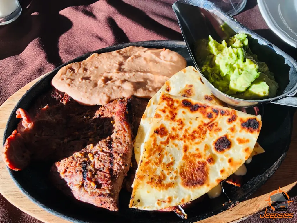 La Huerta Steak Platter in San Ignacio