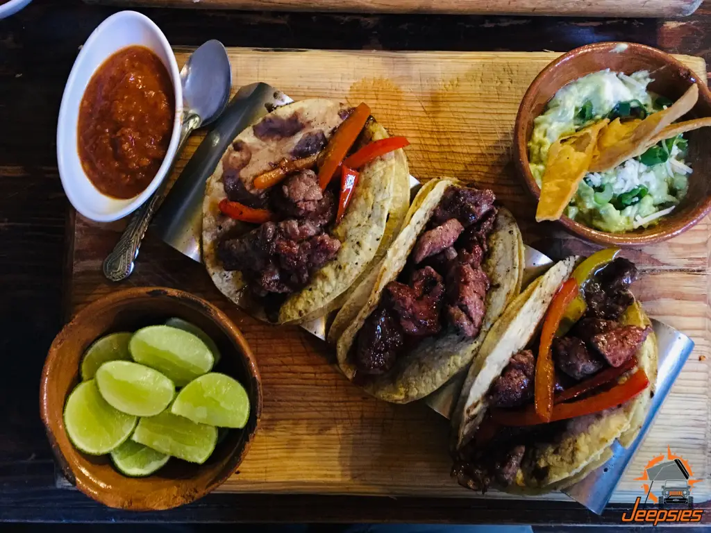 Tacos at La Oruga in San Luis Potosi