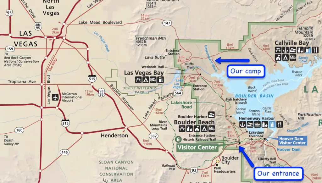 Lake Mead Recreation Area RV Camping