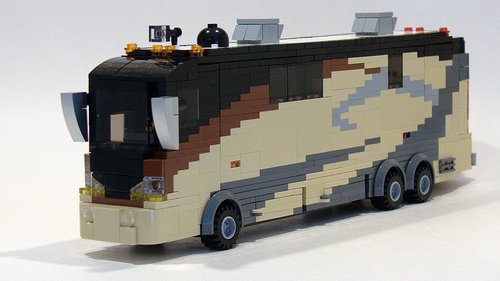 Class A RV Made of Legos