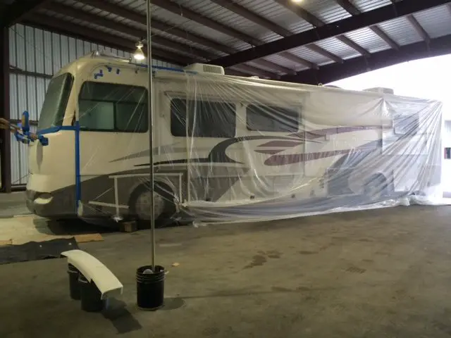 RV Taped Off for Vortex