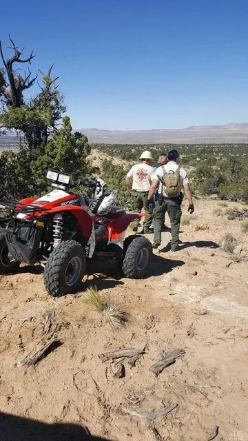 Members of the New Mexico Jeep Group volunteering