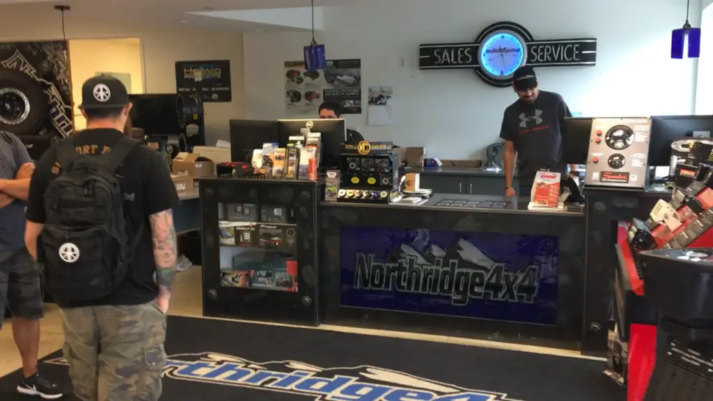 The front desk at Northridge 4x4 in Silverdale, Washington