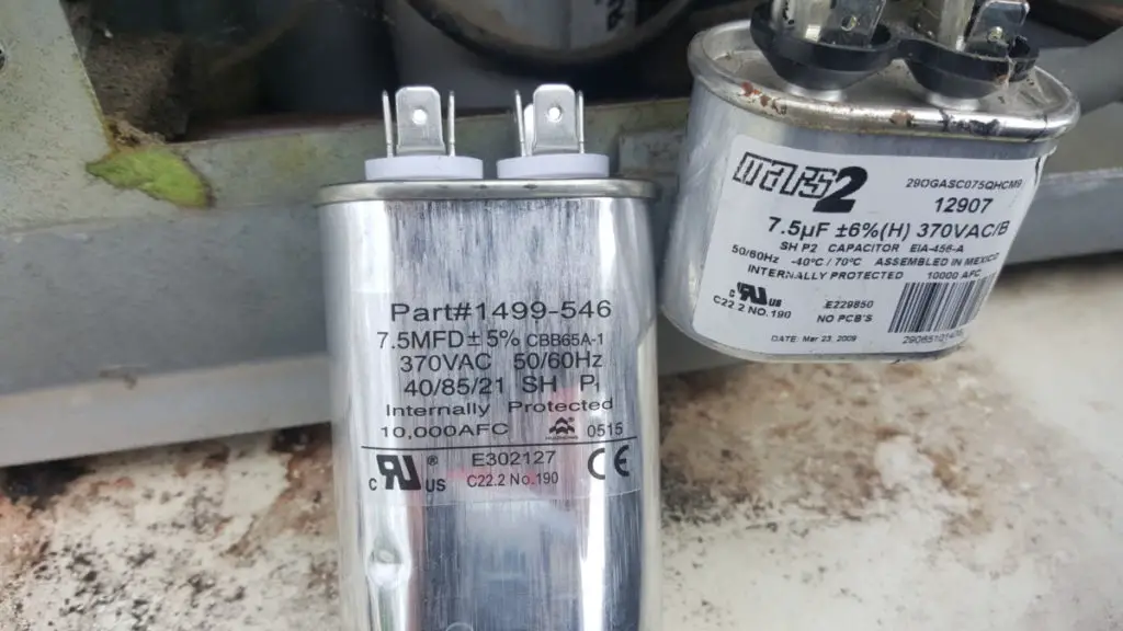 New and Old RV AC Capacitors