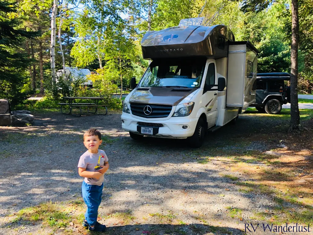 RV Campground Acadia National Park