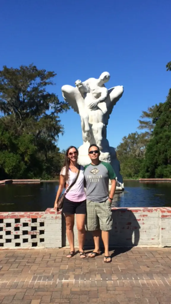 Eric and Brittany Highland of RV Wanderlust at Brookgreen Gardens