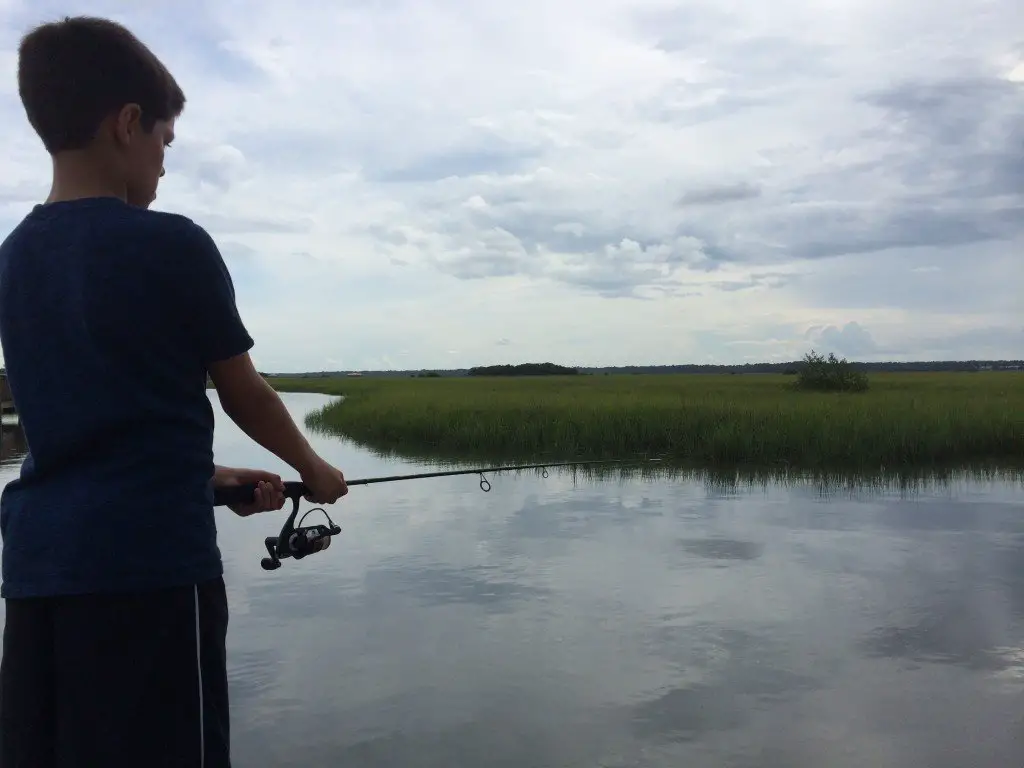 Javen Highland fishing in St. Augustine