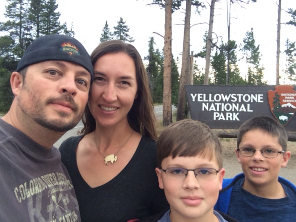 Highland Family Yellowstone National Park