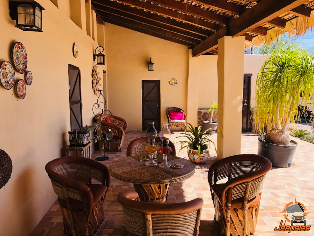 San Ignacio Baja Airbnb Patio