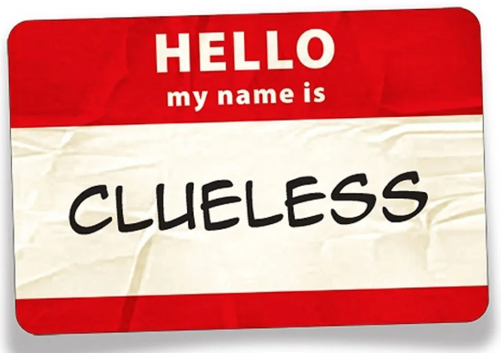 hello my name is clueless sticker