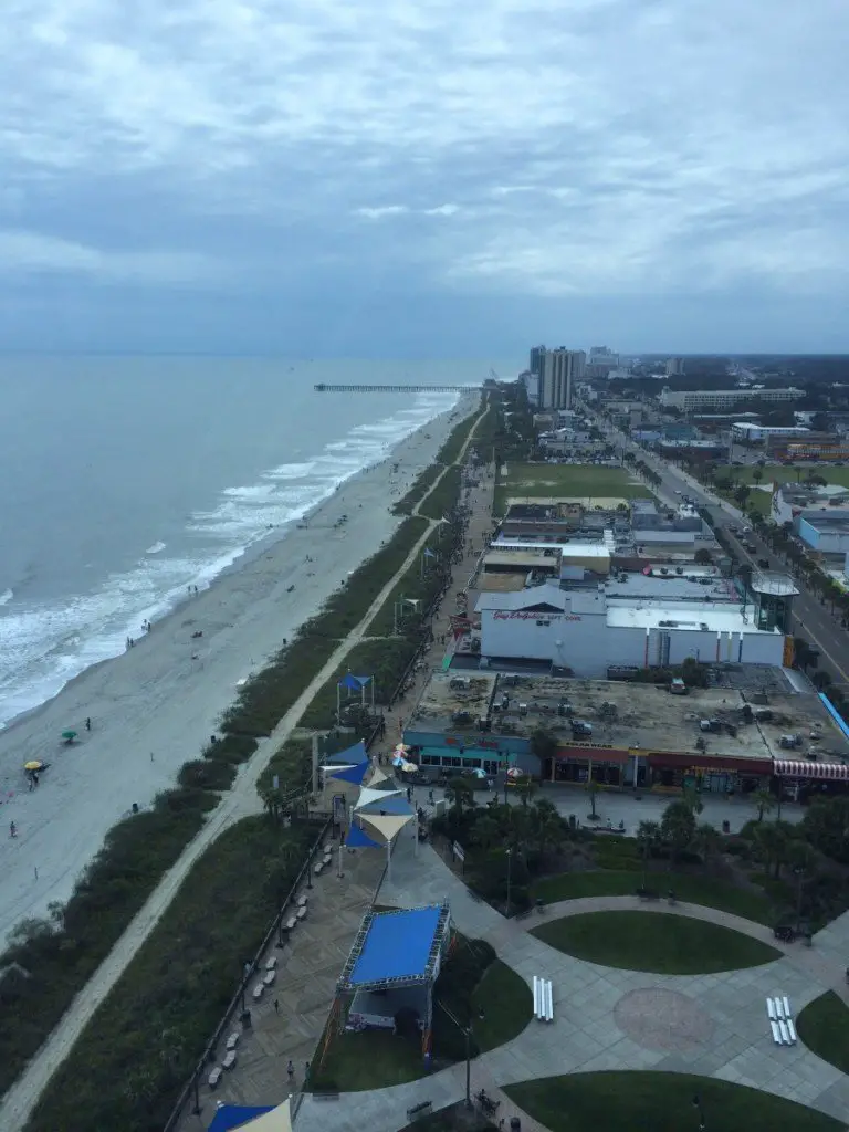 The view from the SkyWheel at Myrtle Beach