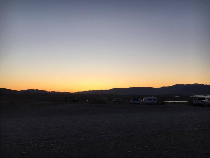 Lake Mead Recreation Area Sunrise