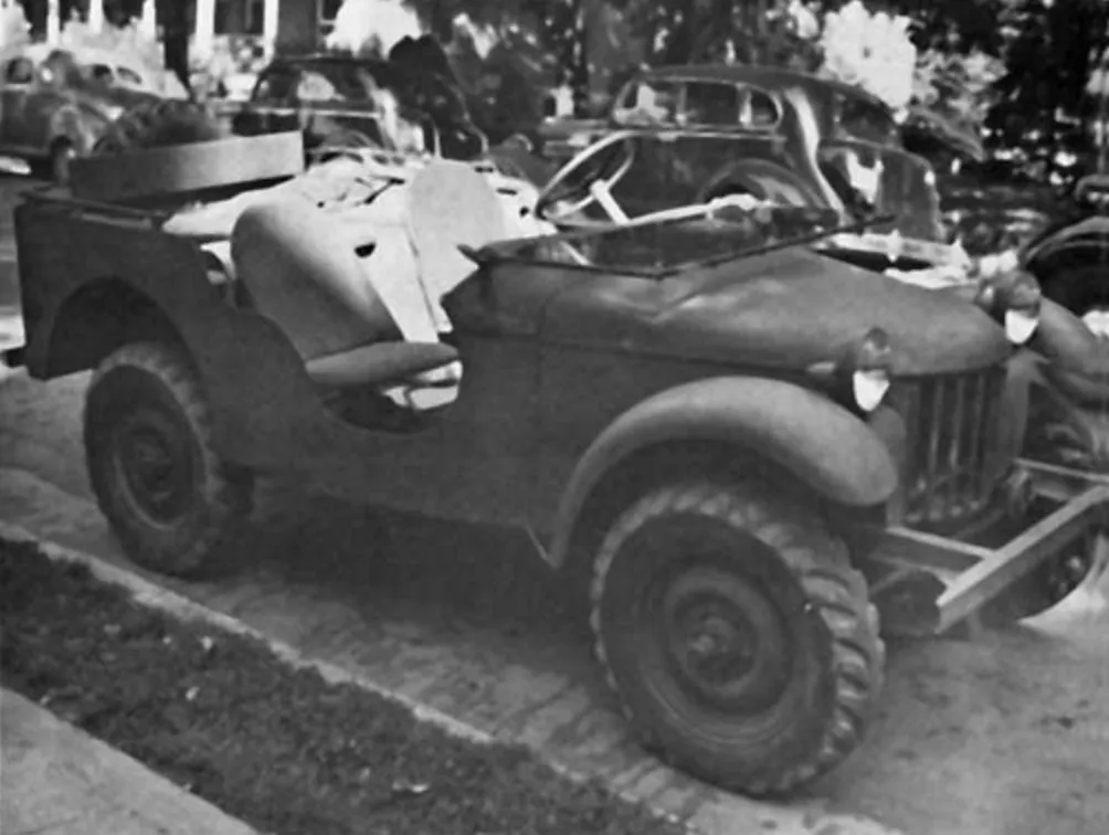 The very first Jeep ever built the Blitz Buggy
