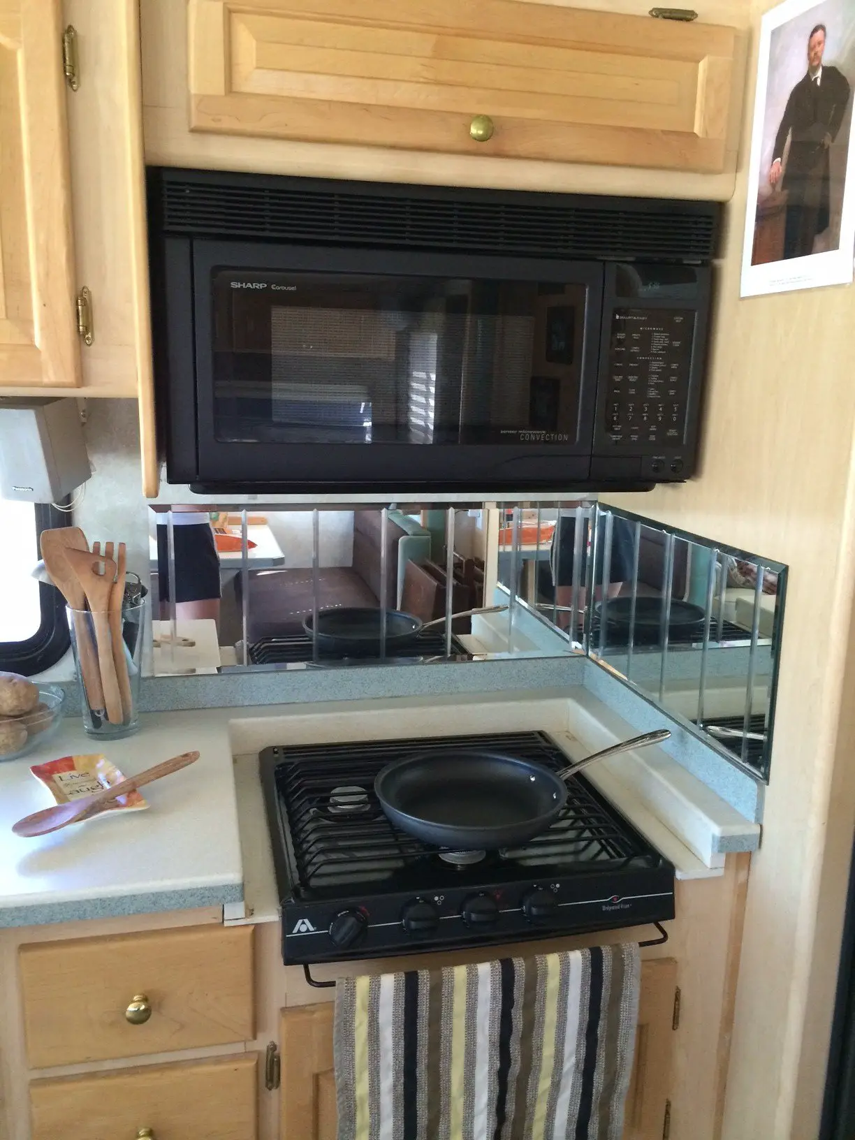 RV Convection Oven and Stovetop