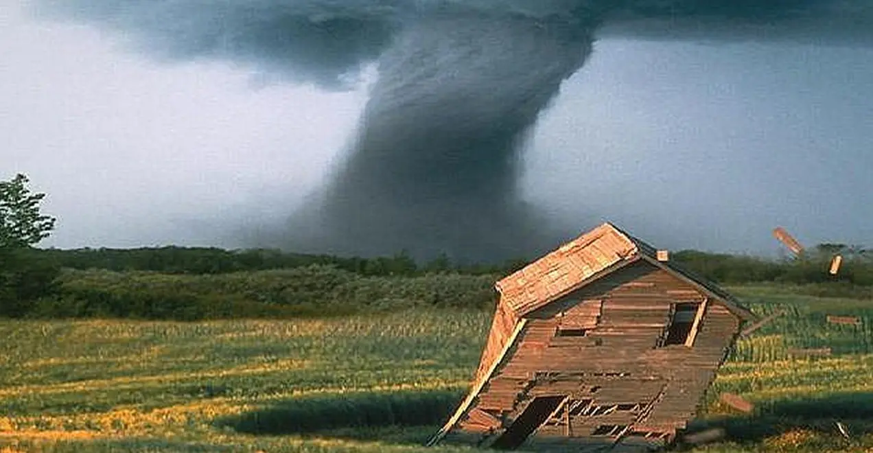 A tornado in the central USA
