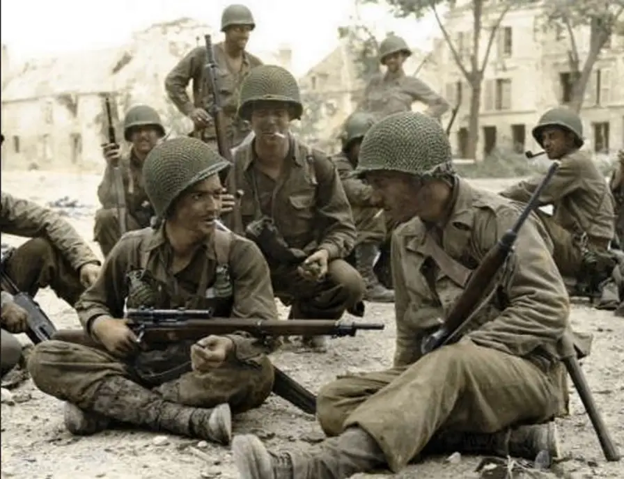 US Army soliders in WWII
