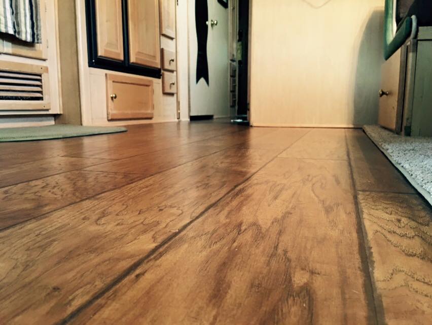 Wood Laminate Floors RV