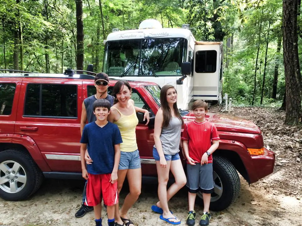 The RV Wanderlust Crew at Florida Caverns State Park (Site #19)