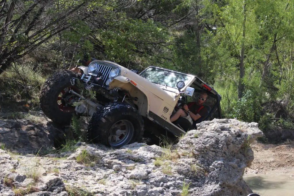 Jeep rock crawling at Hidden Falls Adventure Park