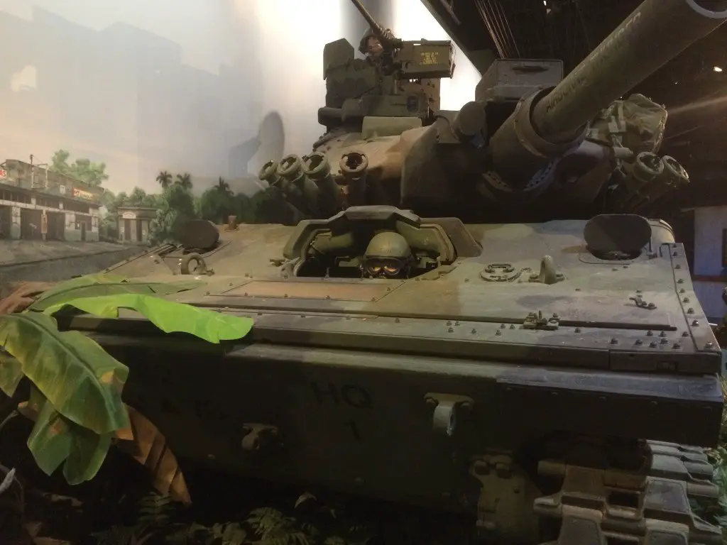 A tank from the Special Forces Museum