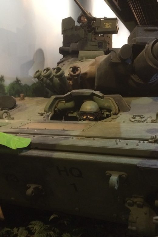 A tank from the Special Forces Museum