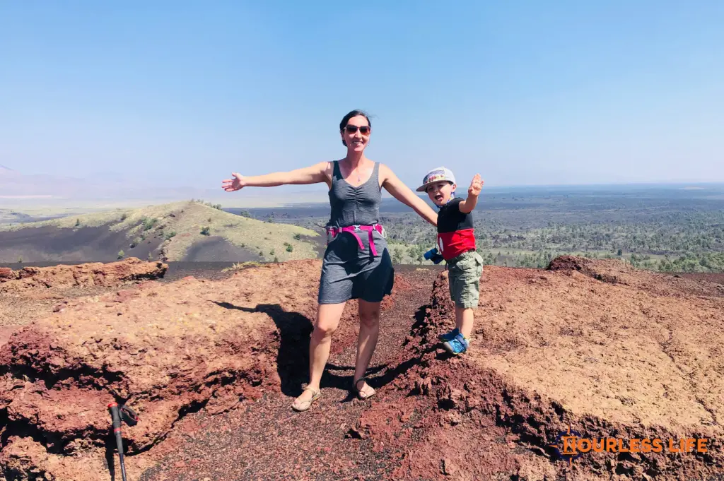 Hiking at Craters of the Moon