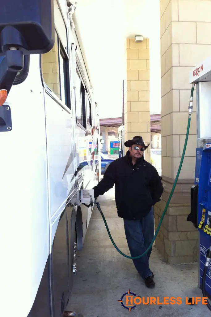 Filling RV With Diesel for First Time