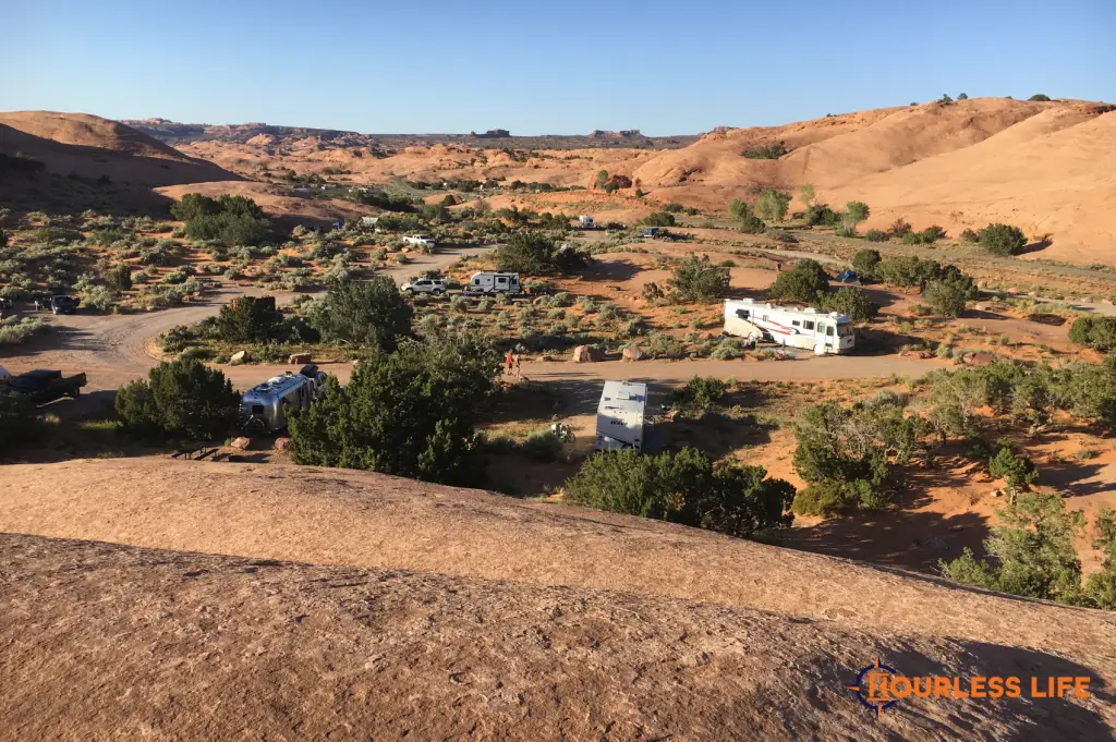 Dry Camping With RV in Moab