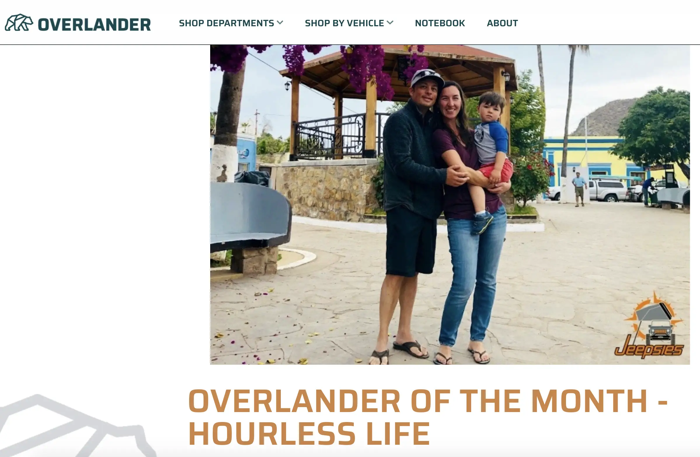 Overlander of the Month Overlander.com