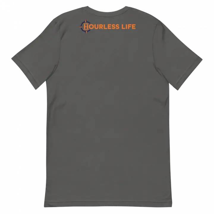 Hourless Life Logo T-Shirt Back Asphalt