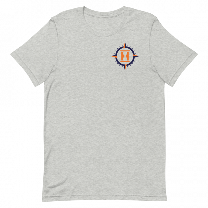 Hourless Life Logo T-Shirt Front Athletic Heather