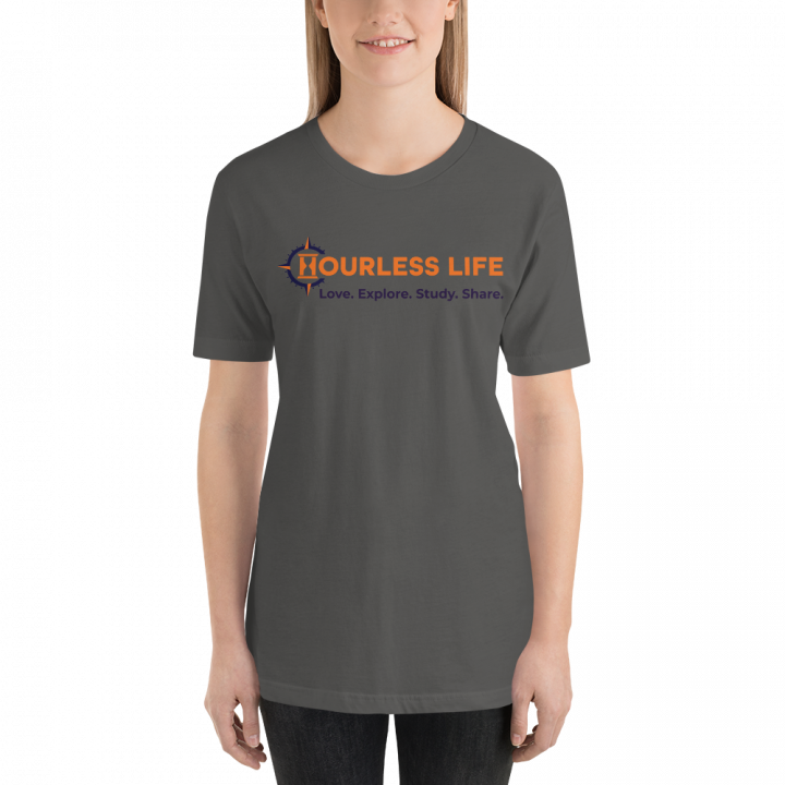 Women's Hourless Life Mission Statement T-Shirt Asphalt