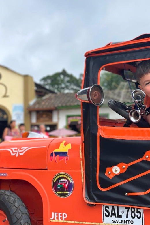 Caspian Highland in Little Jeep in Salento Colombia