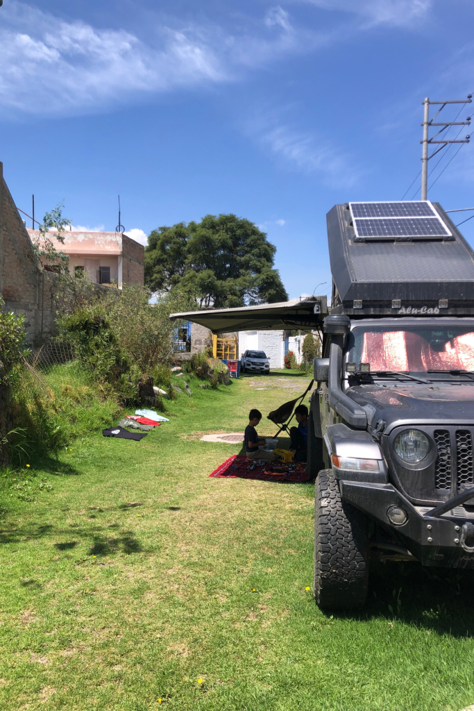 Camping for Overlanders in Arequipa Peru