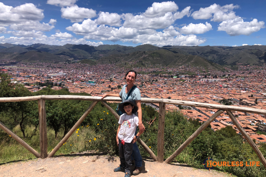 Overlooking Cusco Peru