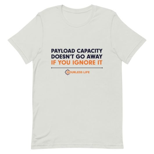 Overlanding Lessons Learned T-shirt: Payload