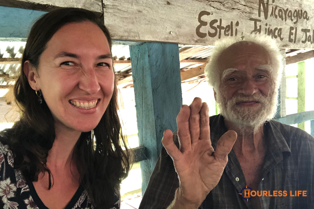 Alberto Gutierrez Sculptor at Finca el Jalacate