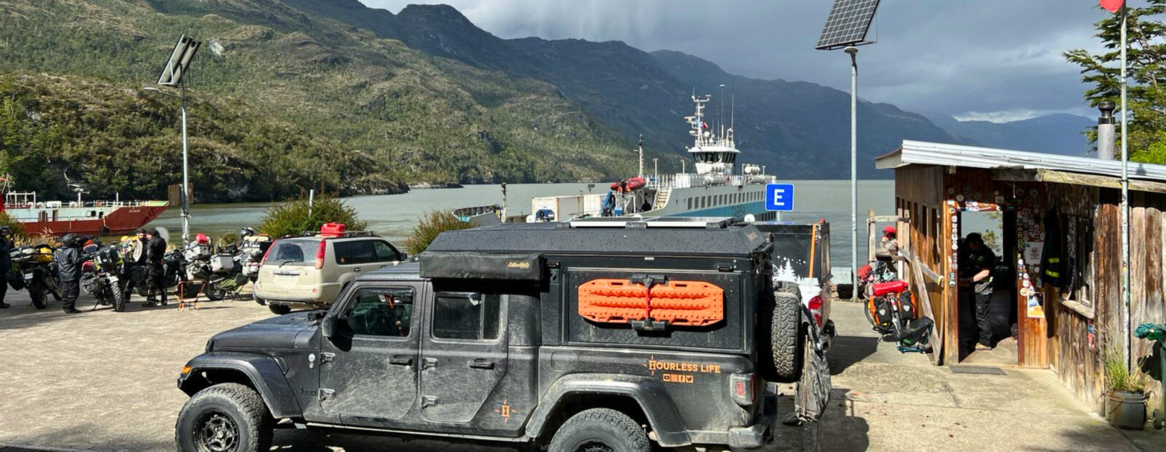 Caleta Yungay Ferry at Bottom of Carretera Austral