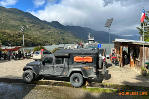 Caleta Yungay Ferry at Bottom of Carretera Austral