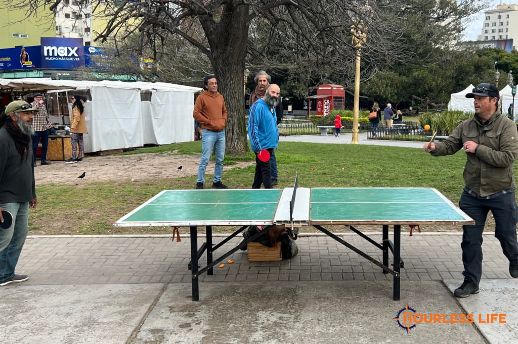 Ping Pong Table in Recoleta, Buenos Aires