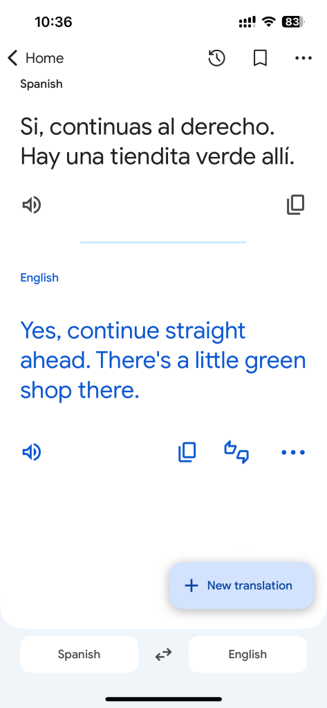 Translate Spanish to English on your phone