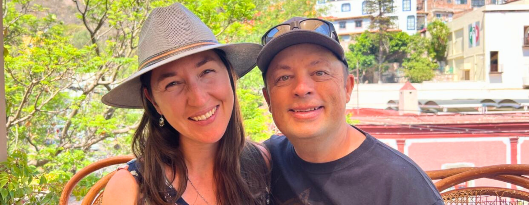 Eric and Brittany Highland in Guanajuato, Mexico 2025